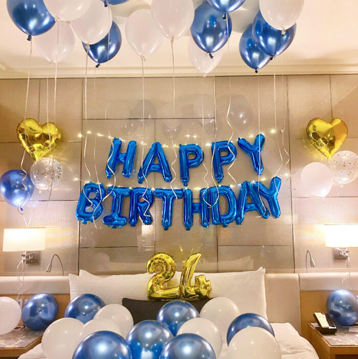 Happy Birthday Blue Balloon surprise-(B)