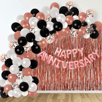 Rosegold Anniversary décor- A